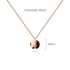 Solid 925 Sterling Silver Initial Alphabet Personalised Disc Necklace
